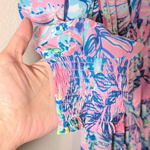 Lilly Pulitzer Cristiana Stretch Dress in Lilac Rose - Picture 7 of 14